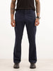 Straight Fit Solid Trouser | Navy Blue