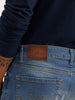 Faded Straight Fit Denim Jeans | Light Blue | WJN0200SR2017S