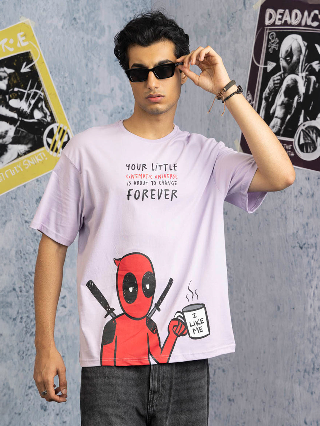 Deadpool Universe Oversized T-Shirt