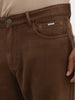 Solid Anti Fit Denim Jeans | Rust