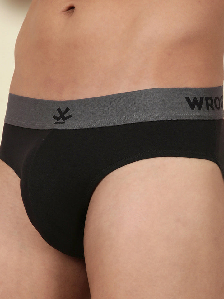 Cotton Spandex Solid 2-Pack Briefs