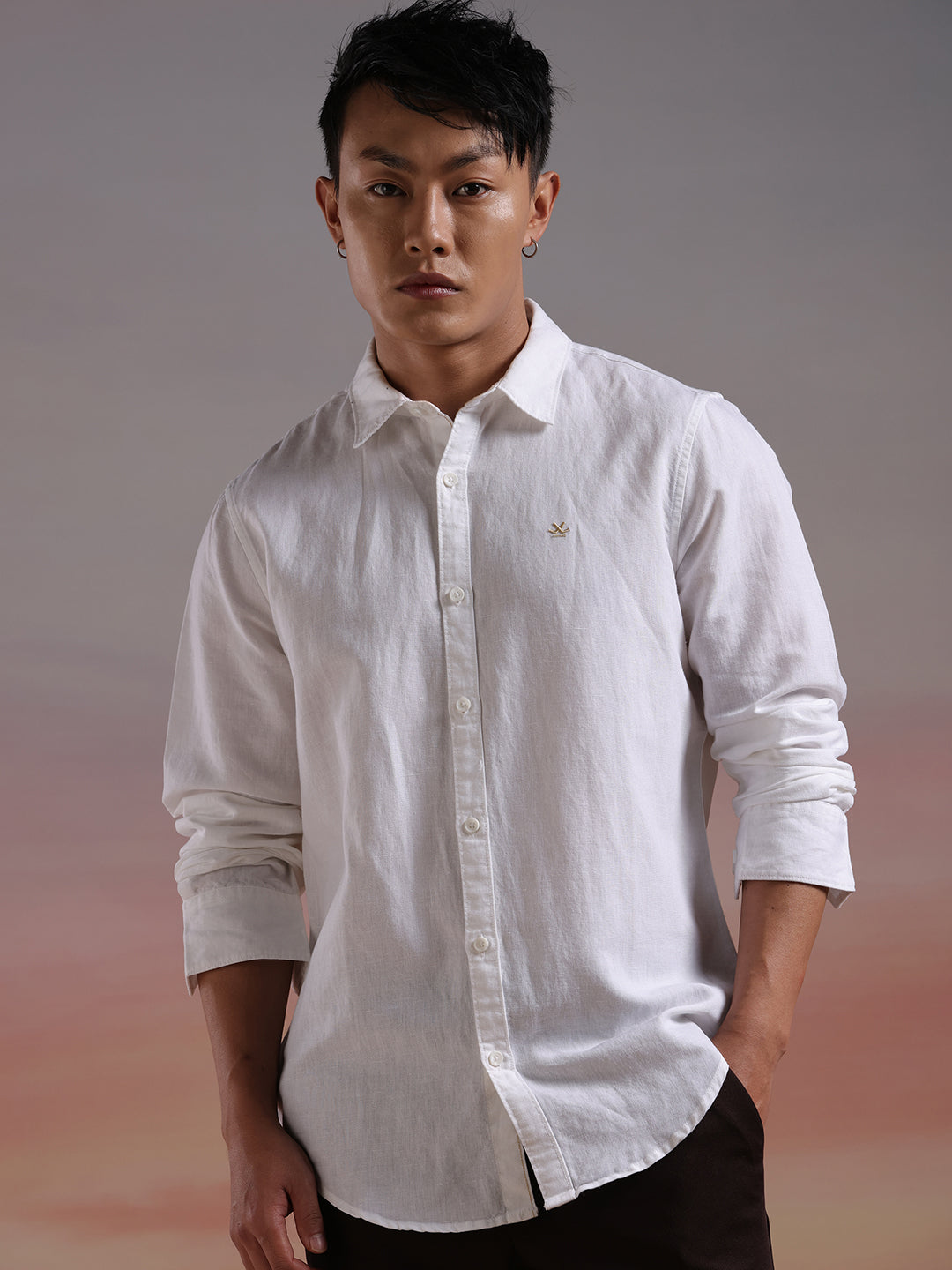 Classic Plain White Shirt