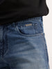 Loose Fit Faded Denim Jeans | Blue
