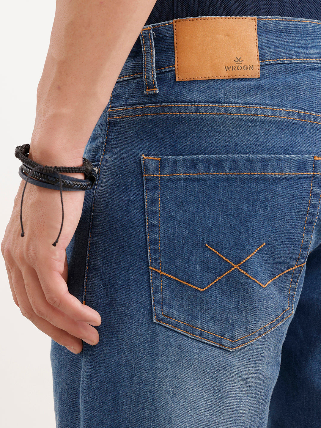 Classic Straight Fit Denim Jeans  | Light Blue
