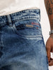 Washed Anti Fit Denim Jeans | Light Blue