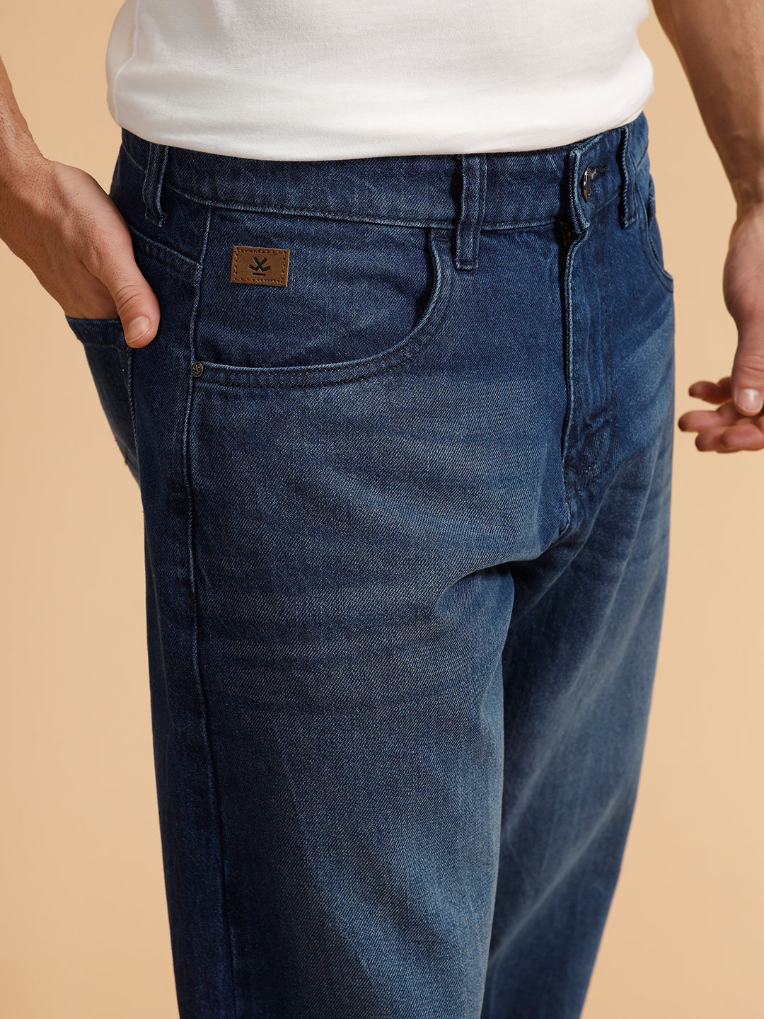 Casual Loose Fit Jeans | Blue