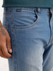 Washed Skinny Crop Denim Jeans | Light Blue