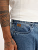 Faded Baggy Fit Denim Jeans | Light Blue