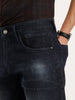Relaxed Fit Faded Denim Jeans | Blue