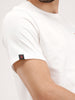 Slim Fit Placement Printed Tee | White
