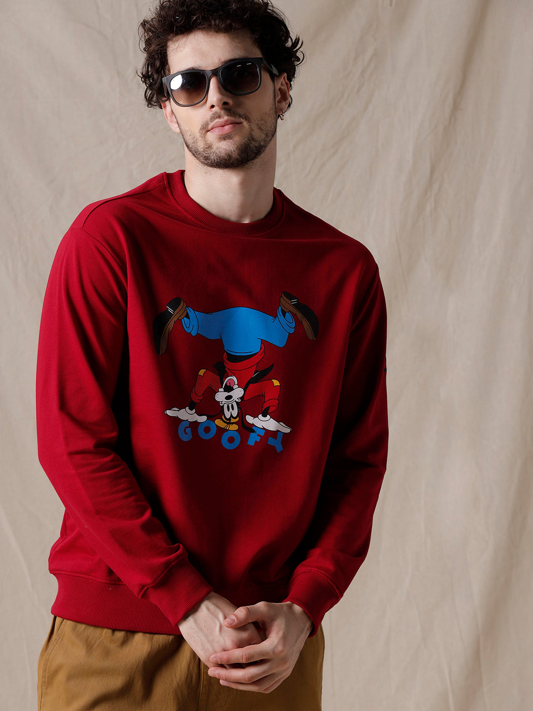 Iconic Red Goofy Pullover