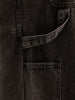 Classic Washed Loose Fit Carpenter Denim Jeans | Black