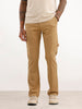 Solid Straight Fit Carpenter Trouser | Khaki