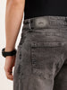 Straight Fit Faded Denim Fit  | Dark Grey