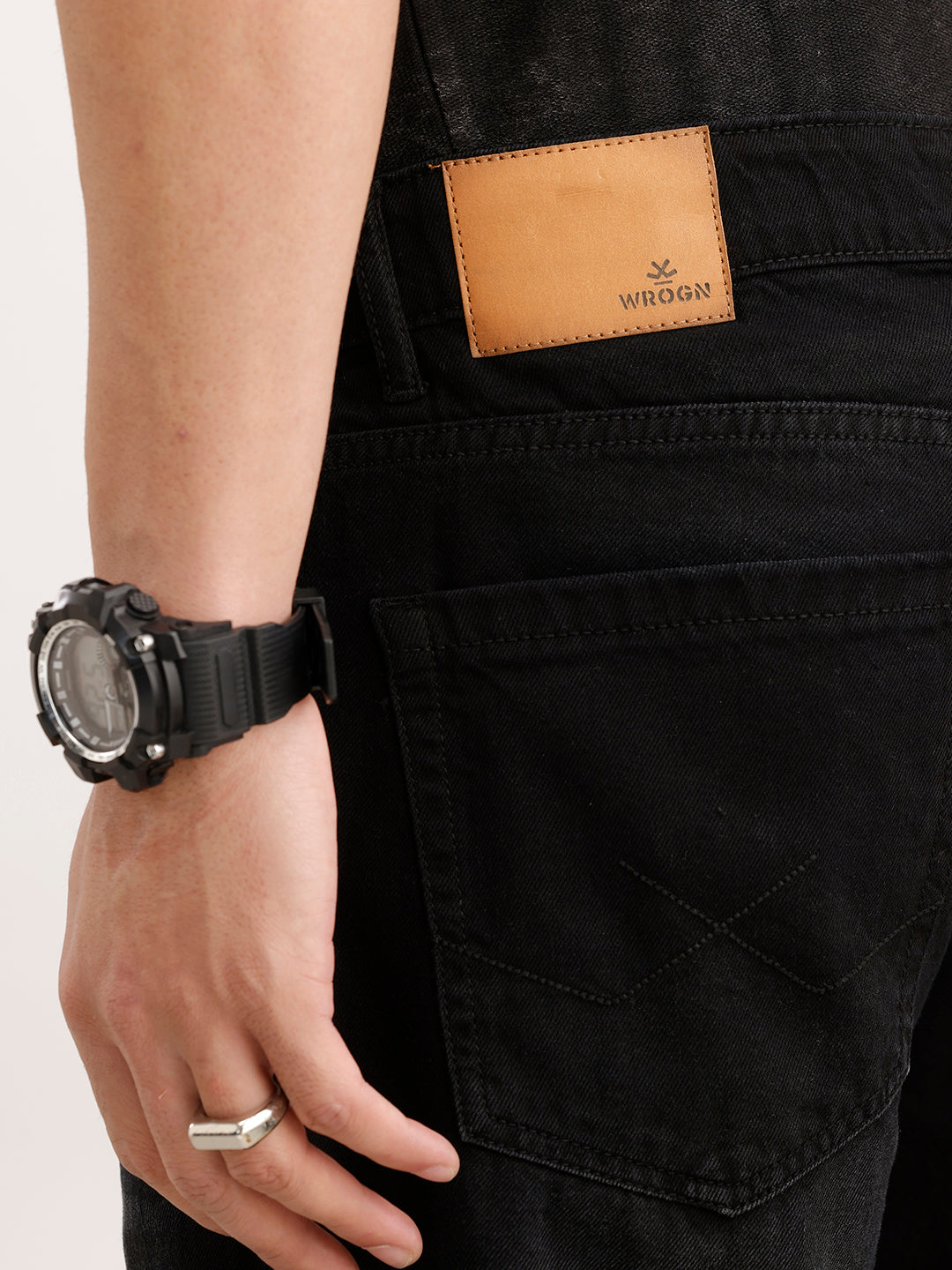 Anti Fit Faded Denim Jeans  | Black