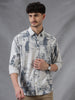 Printed Abstract Grey AOP Shirt