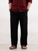 Loose Fit Casual Wear Trousers | Black