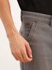 Regular Fit Denim Cargo | Grey
