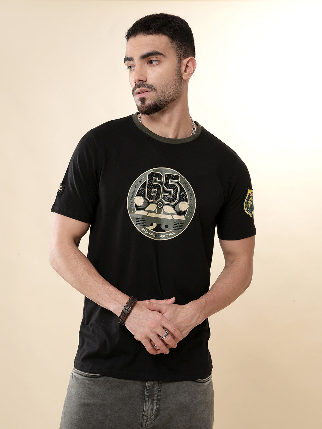 Indian Infantry by A47 Never Forget T-Shirt