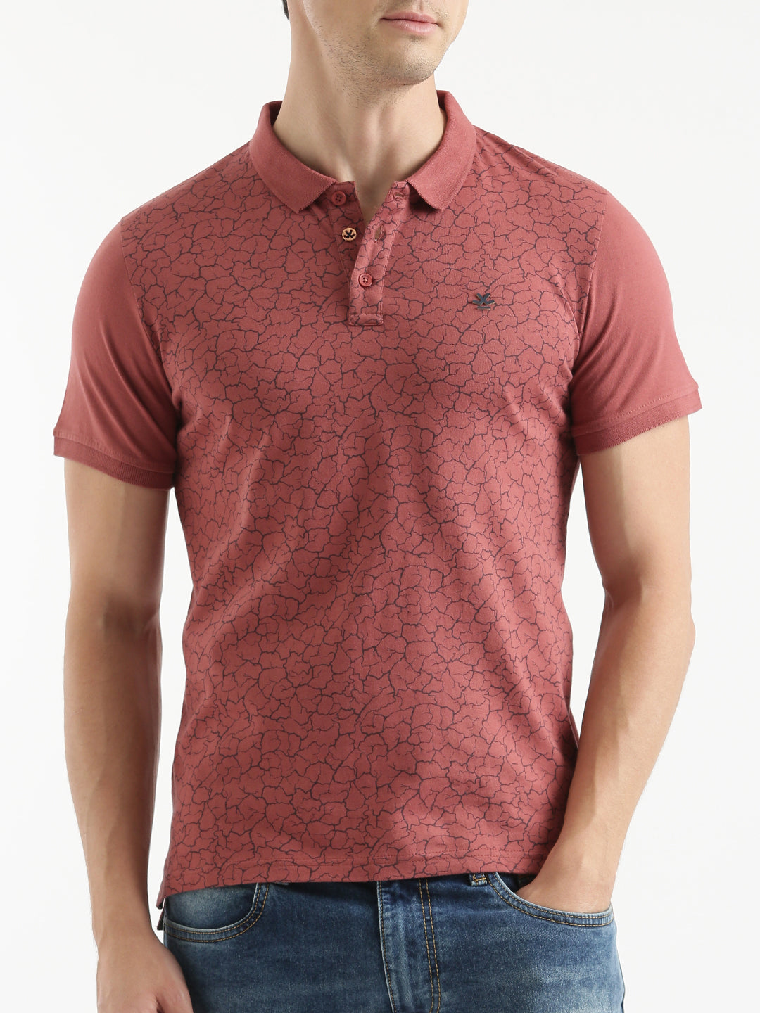 Printed Polo T-Shirt