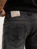 Faded Anti Fit Denim Jeans | Dark Grey