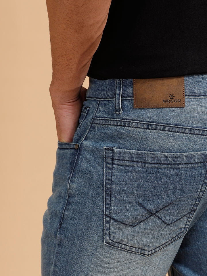 Heavy Fade Slim Fit Jeans | Blue