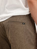 Loose Fit Linen Blend Parachute Trouser | Brown