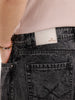 Loose Fit Washed Denim Jeans | Grey
