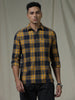 Checked Grids Yellow Shirt