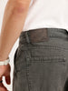 Loose Fit Pleated Denim Jeans | Grey
