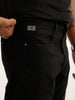 Solid Regular Fit Denim Jeans | Black