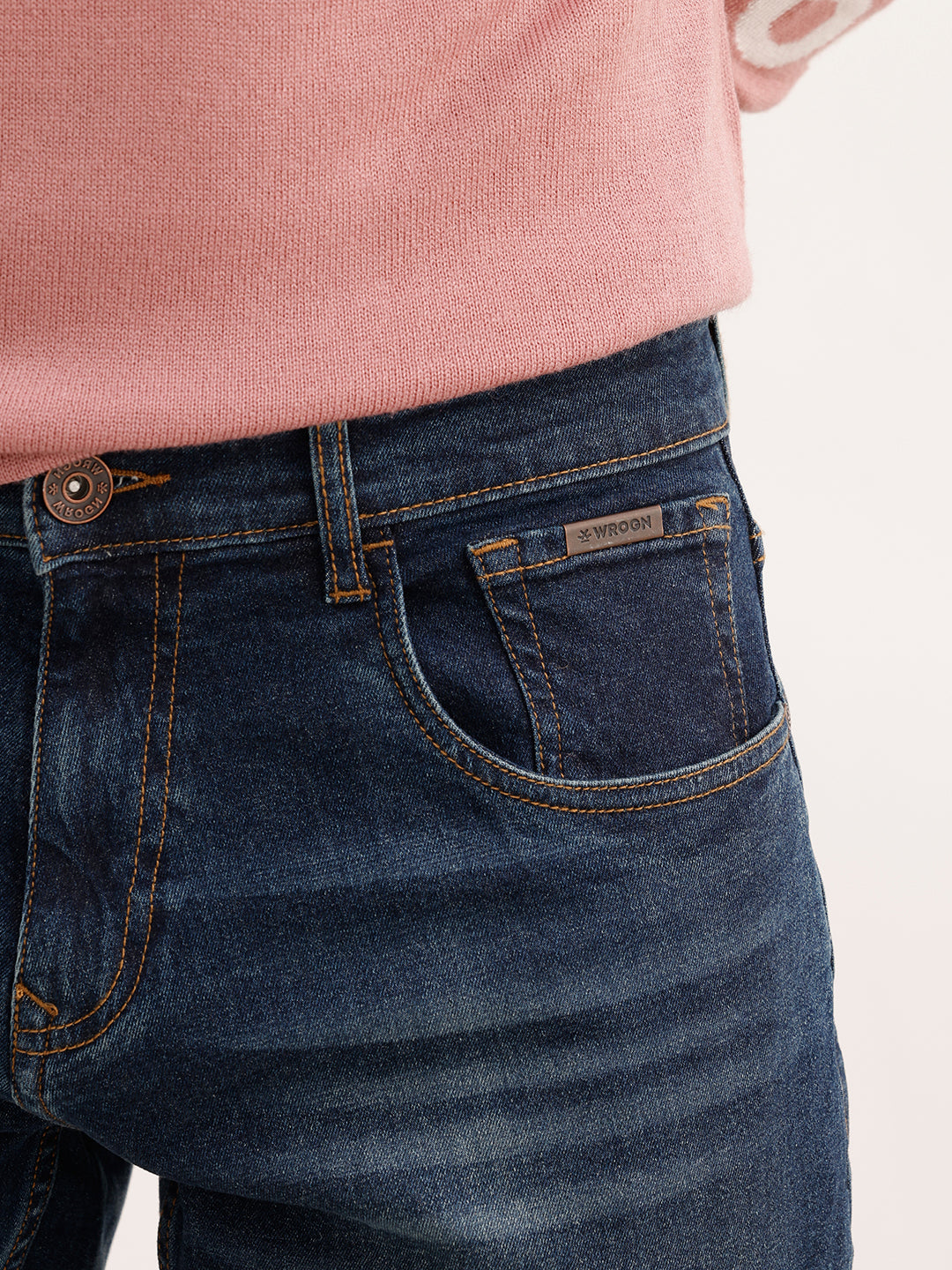 Faded Slim Crop Denim Jeans | Blue | WJN0200SL2025S