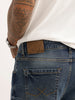 Faded Slim Ankle Fit Denim Jeans | Light Blue