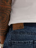 Washed Loose Fit Denim Jeans | Dark Blue