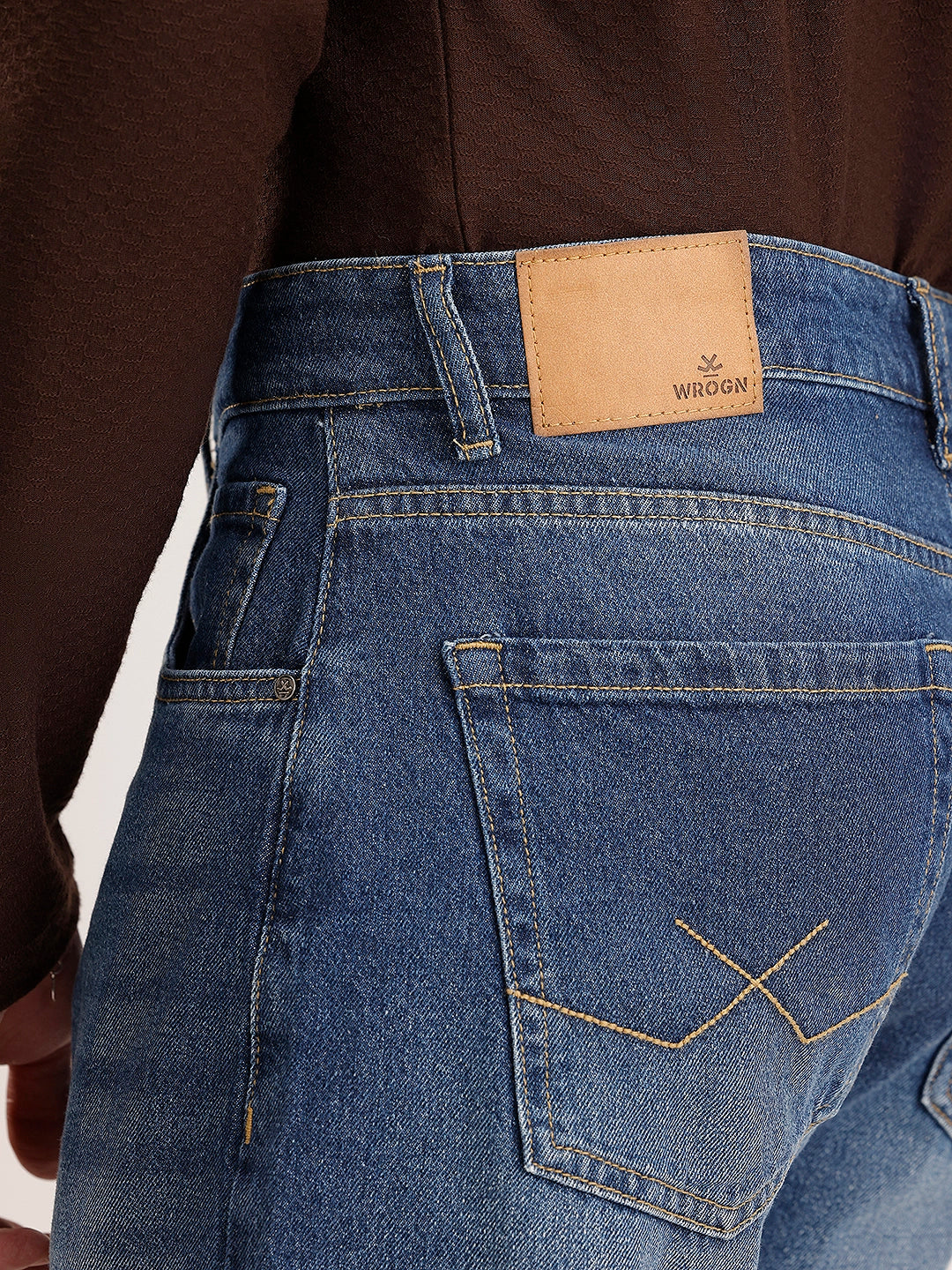 Faded Anti Fit Denim Jeans | Light Blue