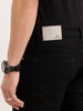 Solid Slim Fit Denim Jeans  | Black