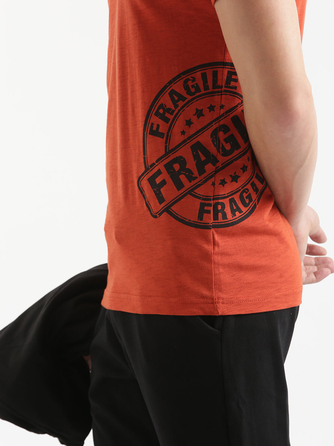 Fragile Print T-shirt