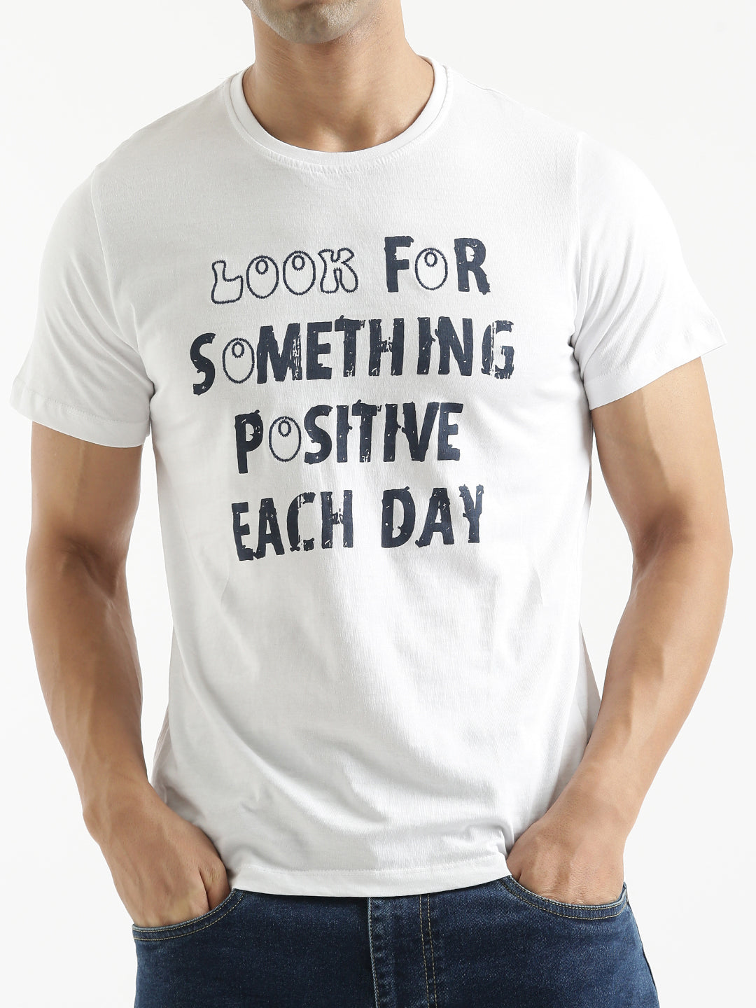 Something Positive Printed T-shirt