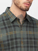 Green Squares Checked Shirt