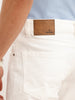 Solid Slim Fit Denim Jeans | White