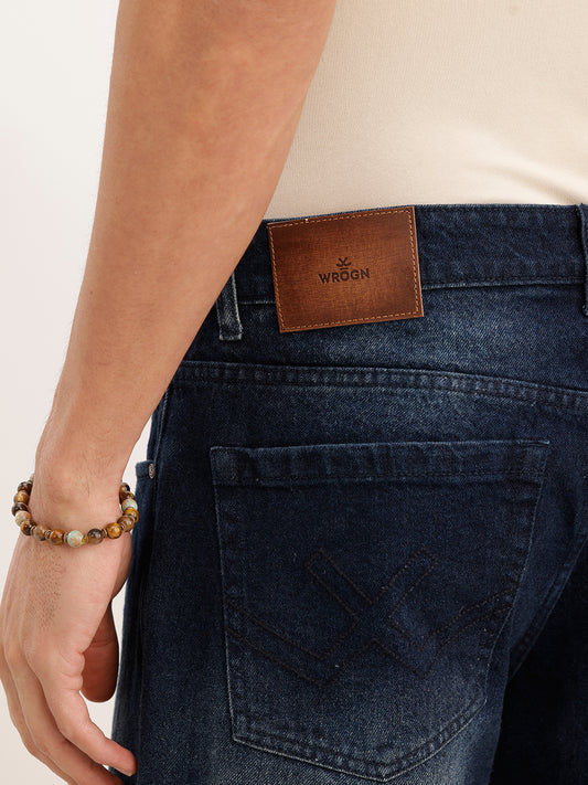 Classic Faded Denim Jeans | Blue