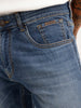 Faded Skinny Crop Denim Jeans | Light Blue