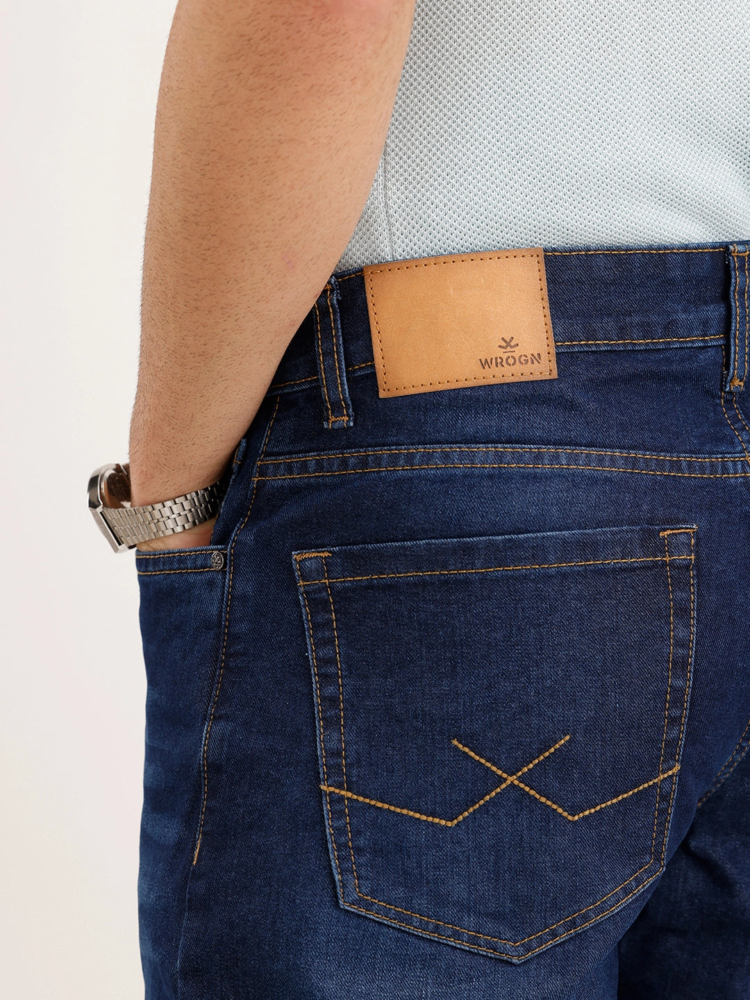 Slim Cropped Fit Denim Jeans | Blue