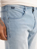 Washed Skinny Crop Denim Jeans | Light Blue