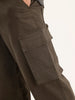 Loose Fit Cargo Trouser | Olive