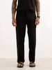 Solid Loose Fit Trouser | Black