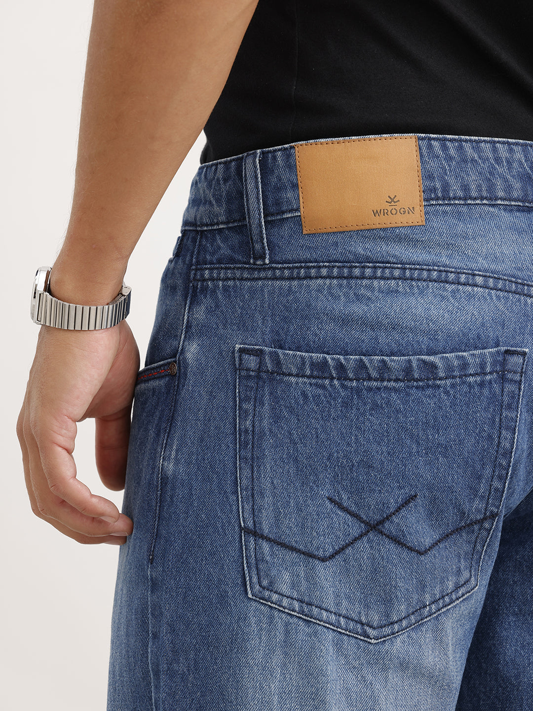 Faded Anti Fit Denim Jeans | Blue