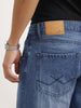Faded Anti Fit Denim Jeans | Blue