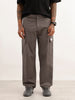 Solid Loose Fit Cargo Trouser | Charcoal