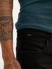 Solid Straight Fit Denim Jeans | Black | WJN0200SR2127S